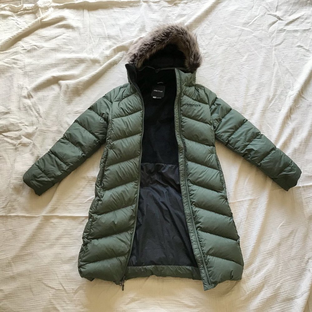 Marmot Montreaux 700 Down Fill Parka Coat Small